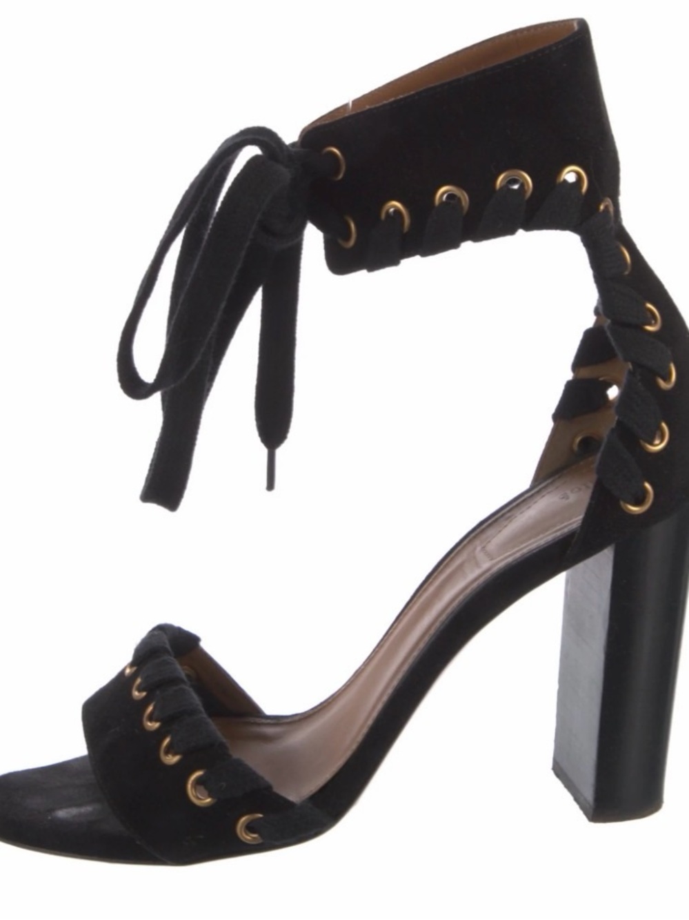 Chloe Whipstitch trim heel